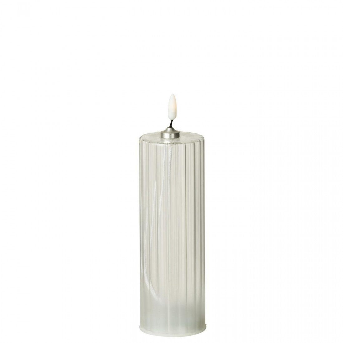 LED-lys med striber i transparent glas, sæt med 3 fra J-Line