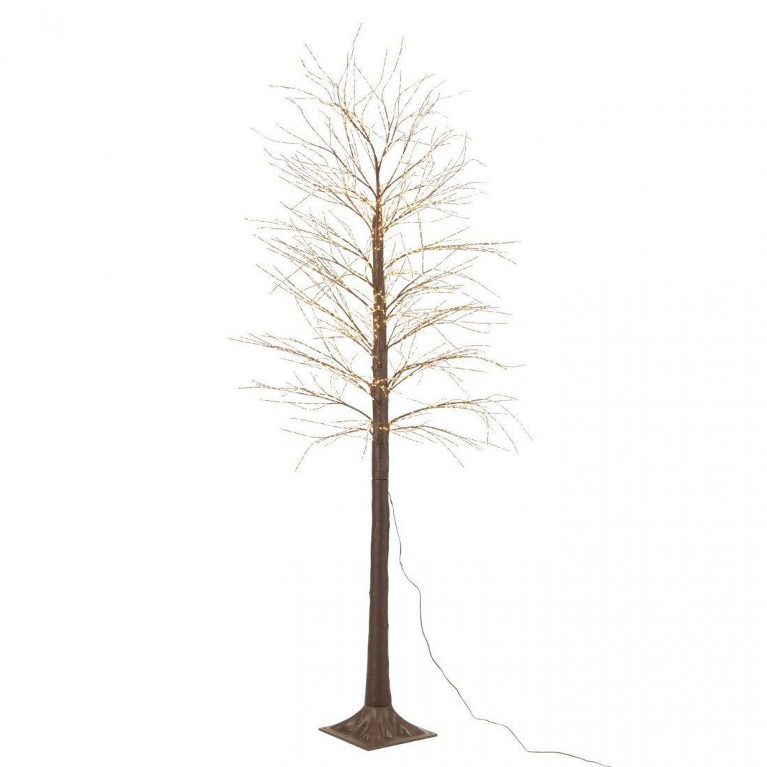 Juletræ 3000 LED plast brun large H210 cm J-Line
