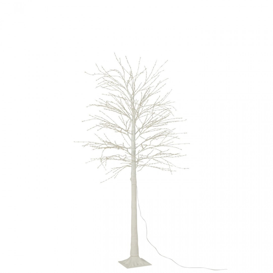 Juletræ, 2000 LED-lys, hvid plast, medium, H180 cm, J-Line
