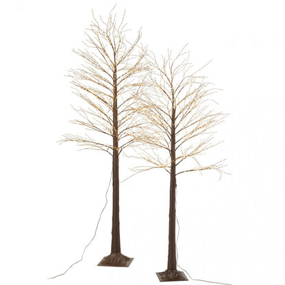 Juletræ 3000 LED plast brun large H210 cm J-Line