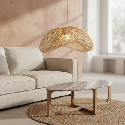 Pendellampe Maze Organic Naturel XL Raw Materials
