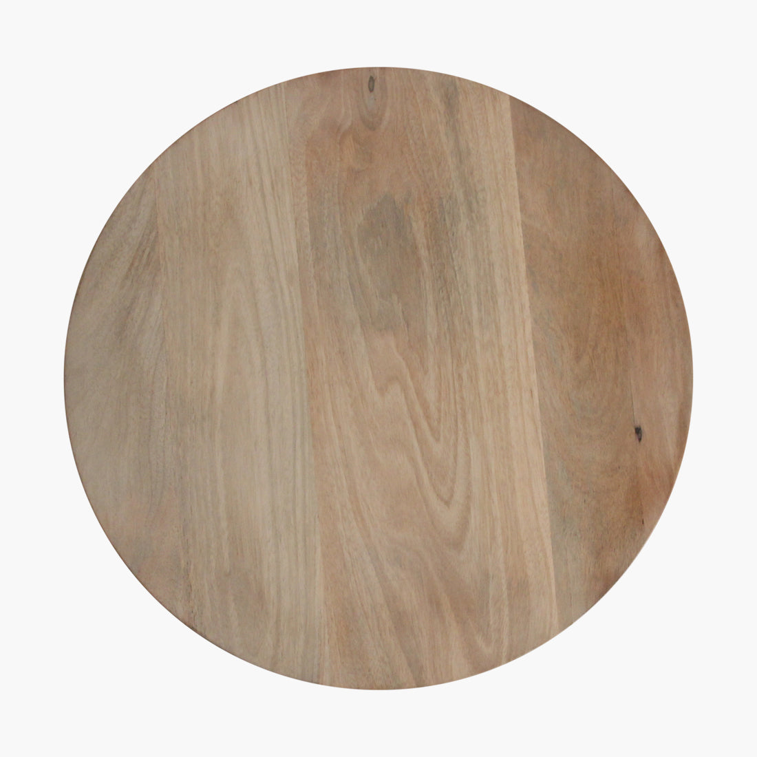 Sidebord Bullnose Reversed Fluted Natural Ø50 cm Raw Materials
