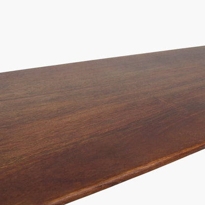 Spisebænk Bullnose Brun Mangotræ 200 cm Raw Materials