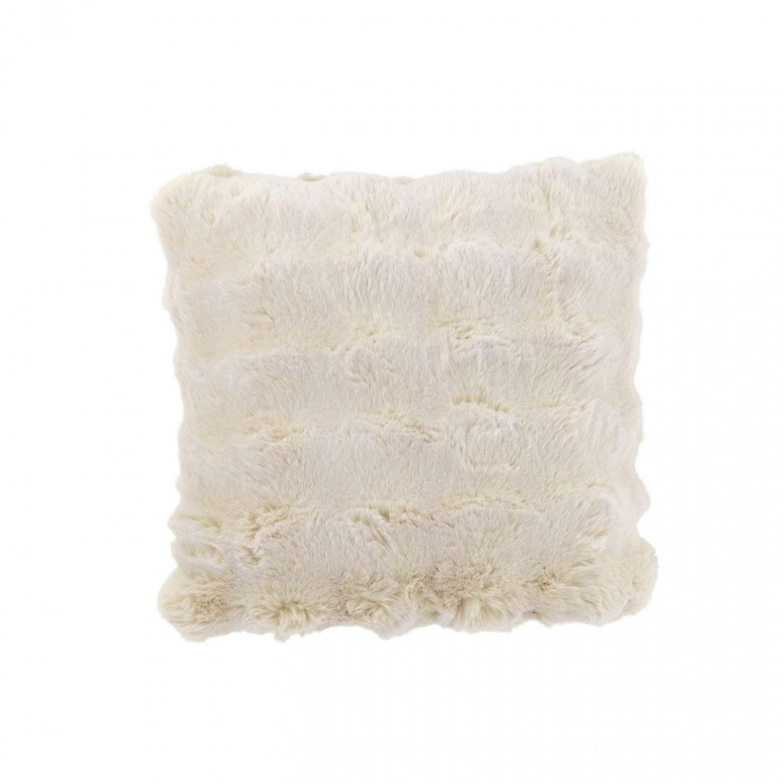 Pude Wave Polyester Creme 45x45cm J-Line