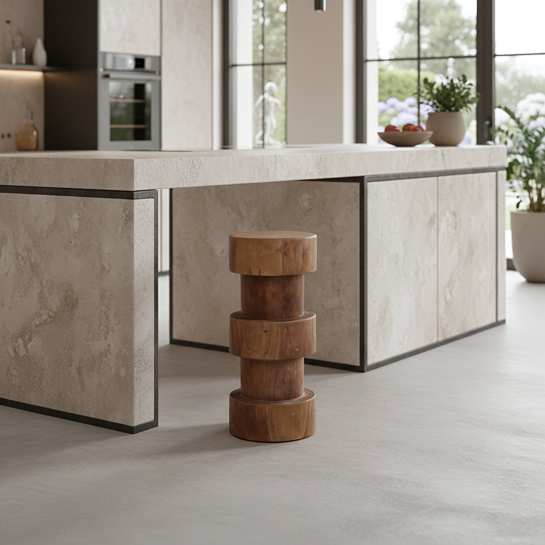 Forma barstol Totoma, naturlige råmaterialer