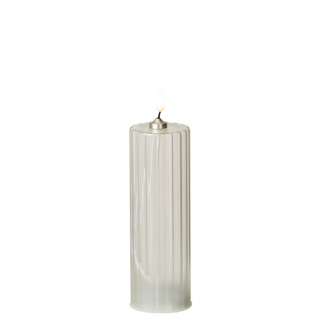 LED-lys med striber i transparent glas, sæt med 3 fra J-Line