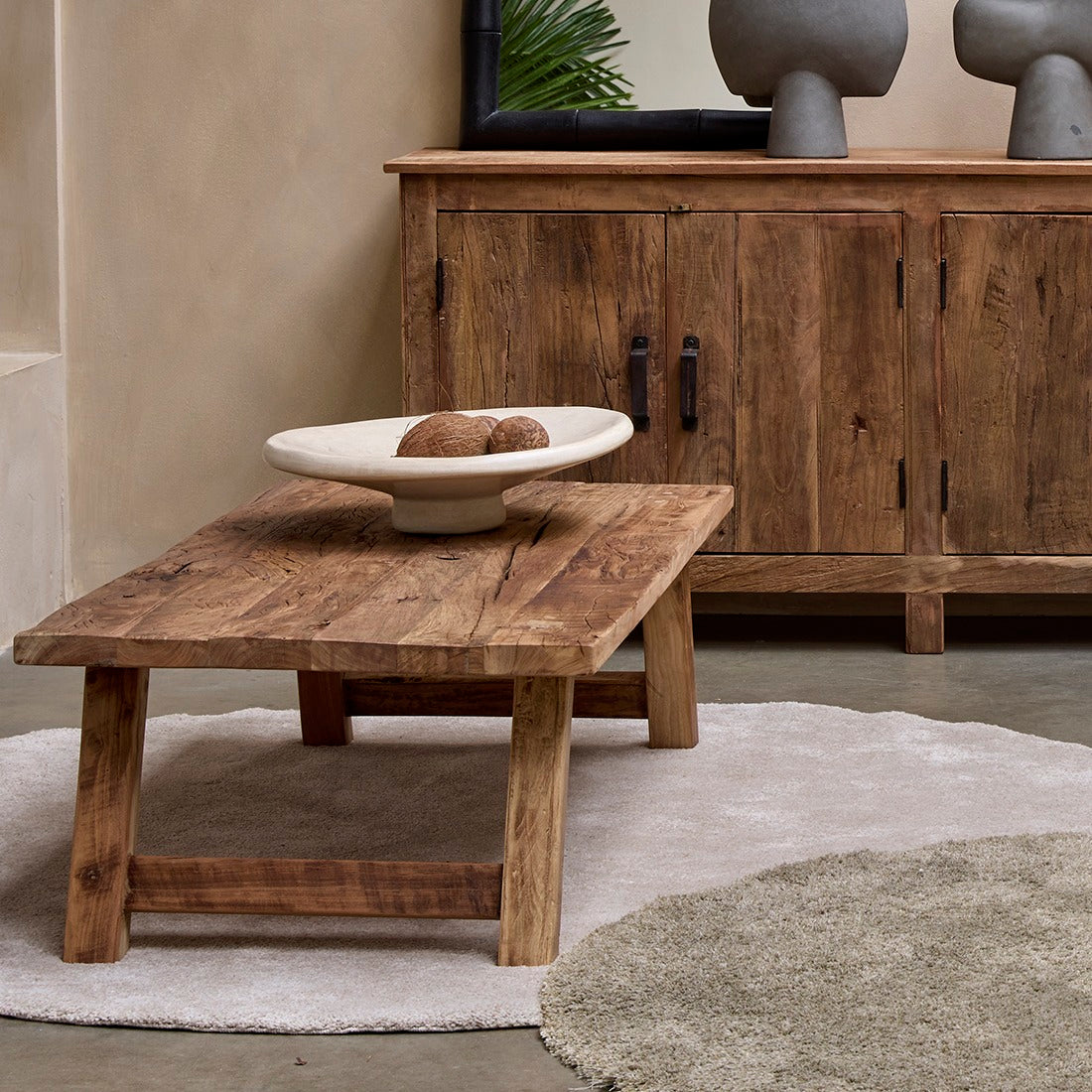 Farmwood-sofabord, rektangulært, Raw Materials