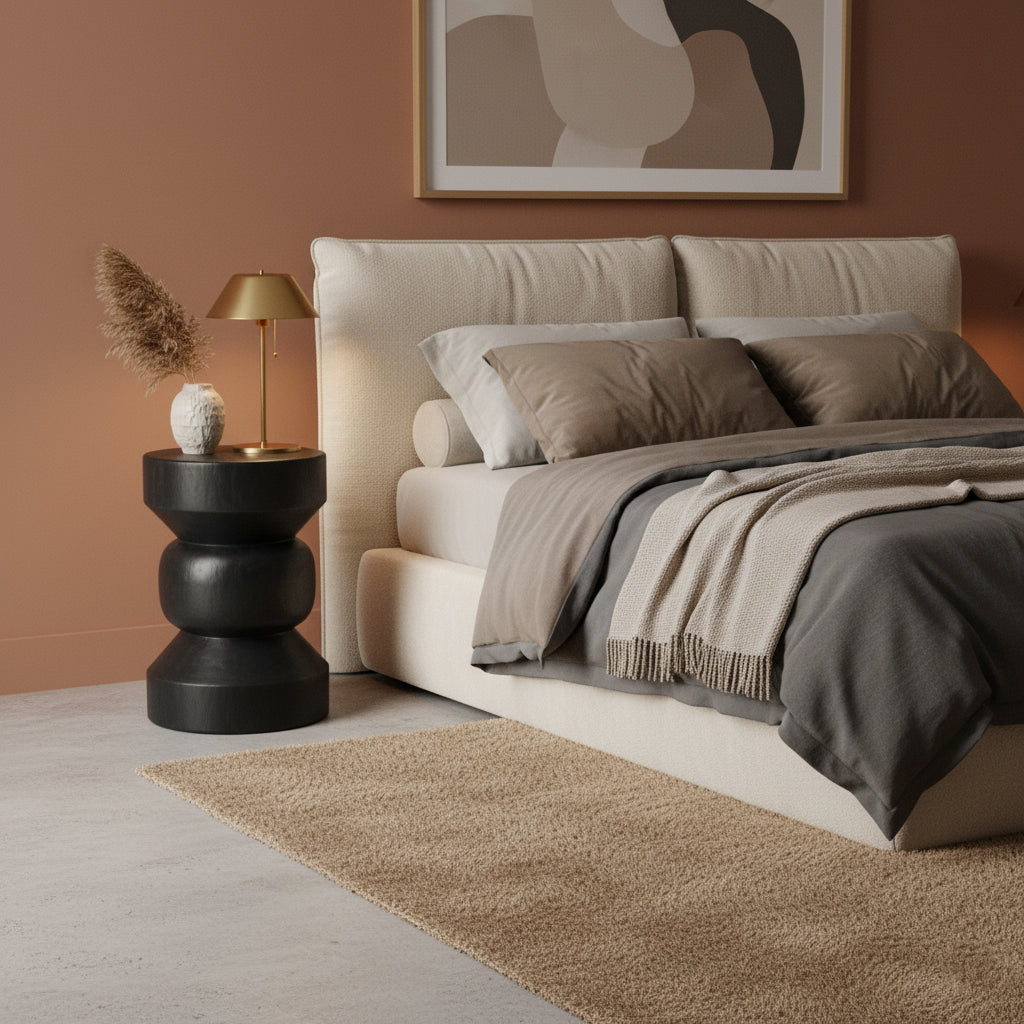 Forma sidebord Ritari, sort, Raw Materials