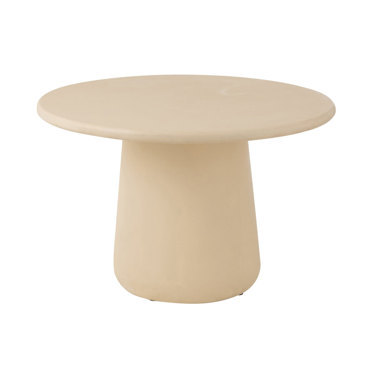 Rundt spisebord Ram beige Ø118 cm J-Line