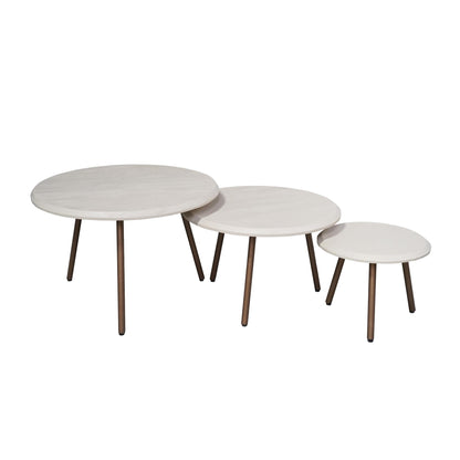 Metalen onderstel van de ronde Ohio salontafel van Starfurn