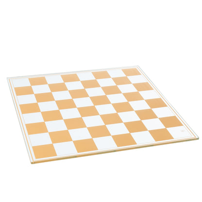 Skakspil i glas og polyresin, multicolor – J-Line
