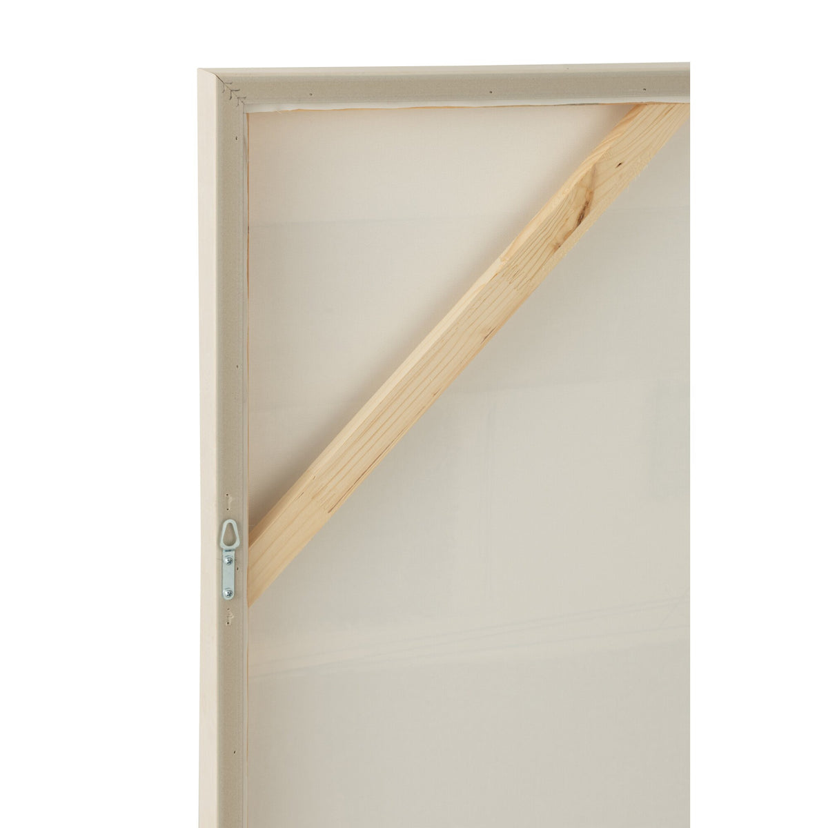 Maleri Log Canvas/Fyrretræ Hvid J-Line