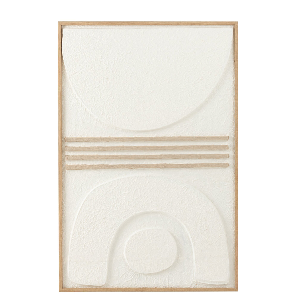 Maleri Thibault papir hvid/beige J-Line
