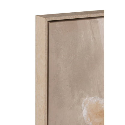 Malerier Vase Pampas Lærred/Træ Beige Sæt med 2 J-Line