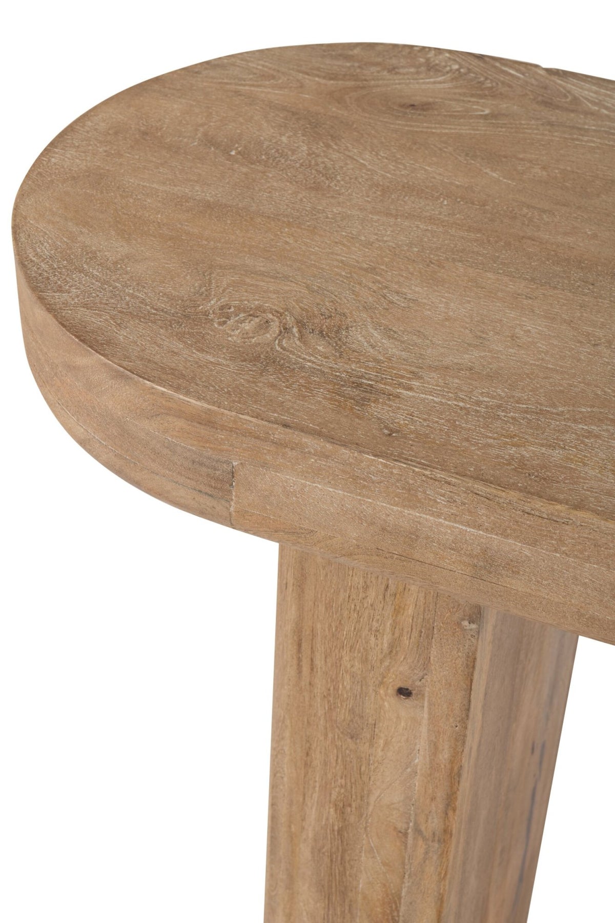 Sidebord i naturligt mangotræ J-Line