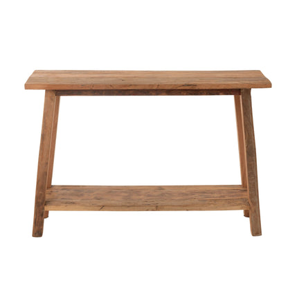 Sidebord, firkantet, genbrugstræ, naturfarvet, J-Line