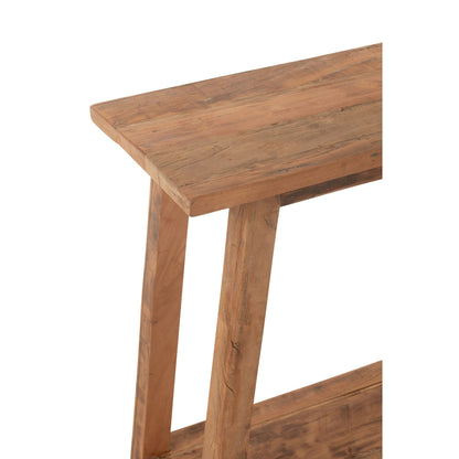 Sidebord, firkantet, genbrugstræ, naturfarvet, J-Line