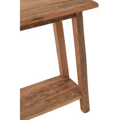 Sidebord, firkantet, genbrugstræ, naturfarvet, J-Line