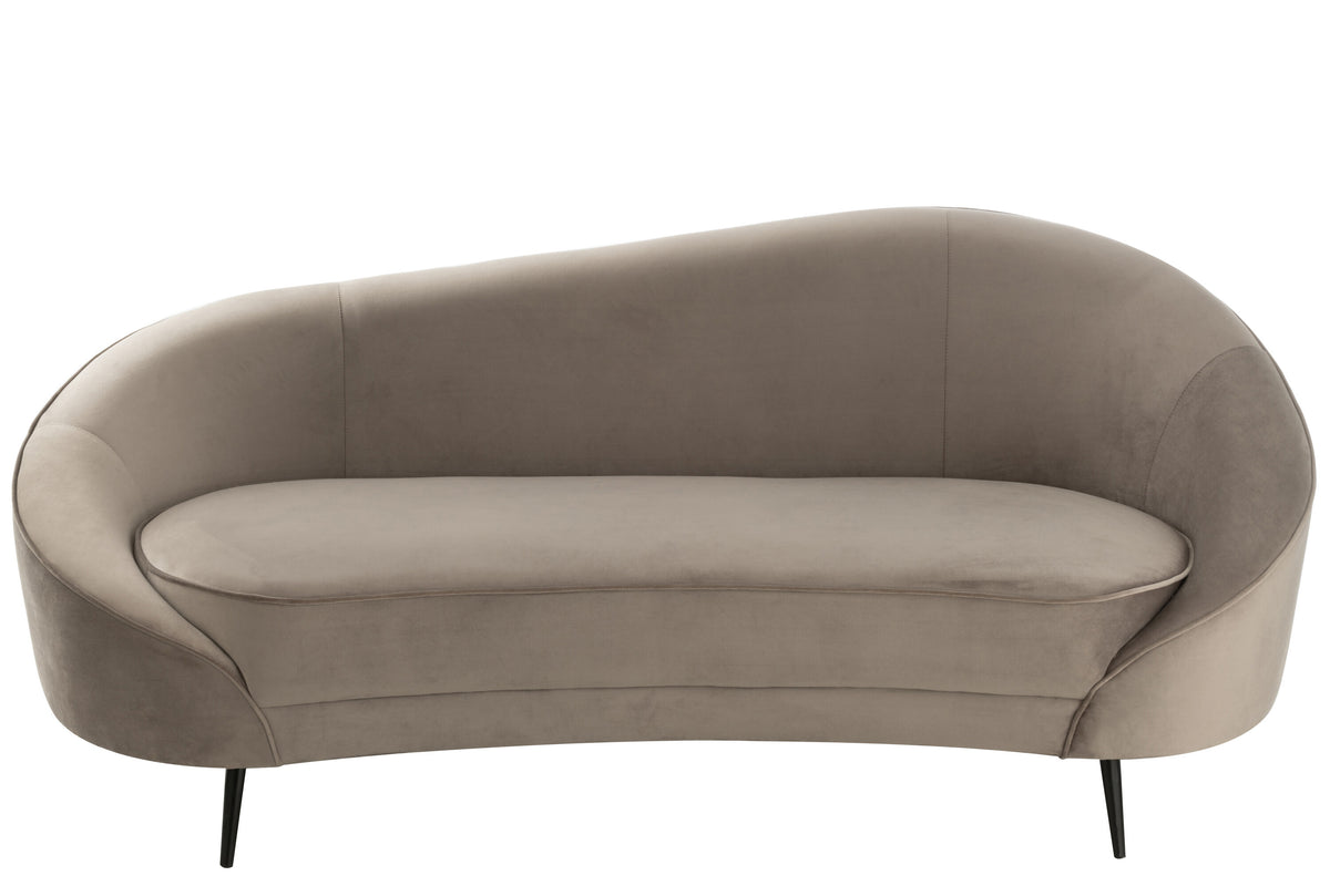 Sofa Elisabeth Silver J-Line - Bankstel - J-Line - livinglovely.nl