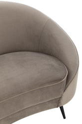 Sofa Elisabeth Silver J-Line - Bankstel - J-Line - livinglovely.nl