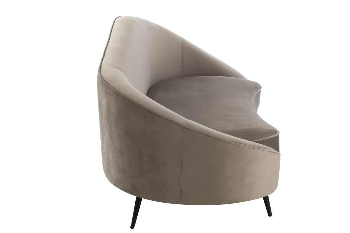 Sofa Elisabeth Silver J-Line - Bankstel - J-Line - livinglovely.nl