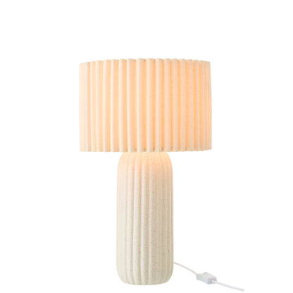 Bordlampe Esmee keramik offwhite, lille J-Line
