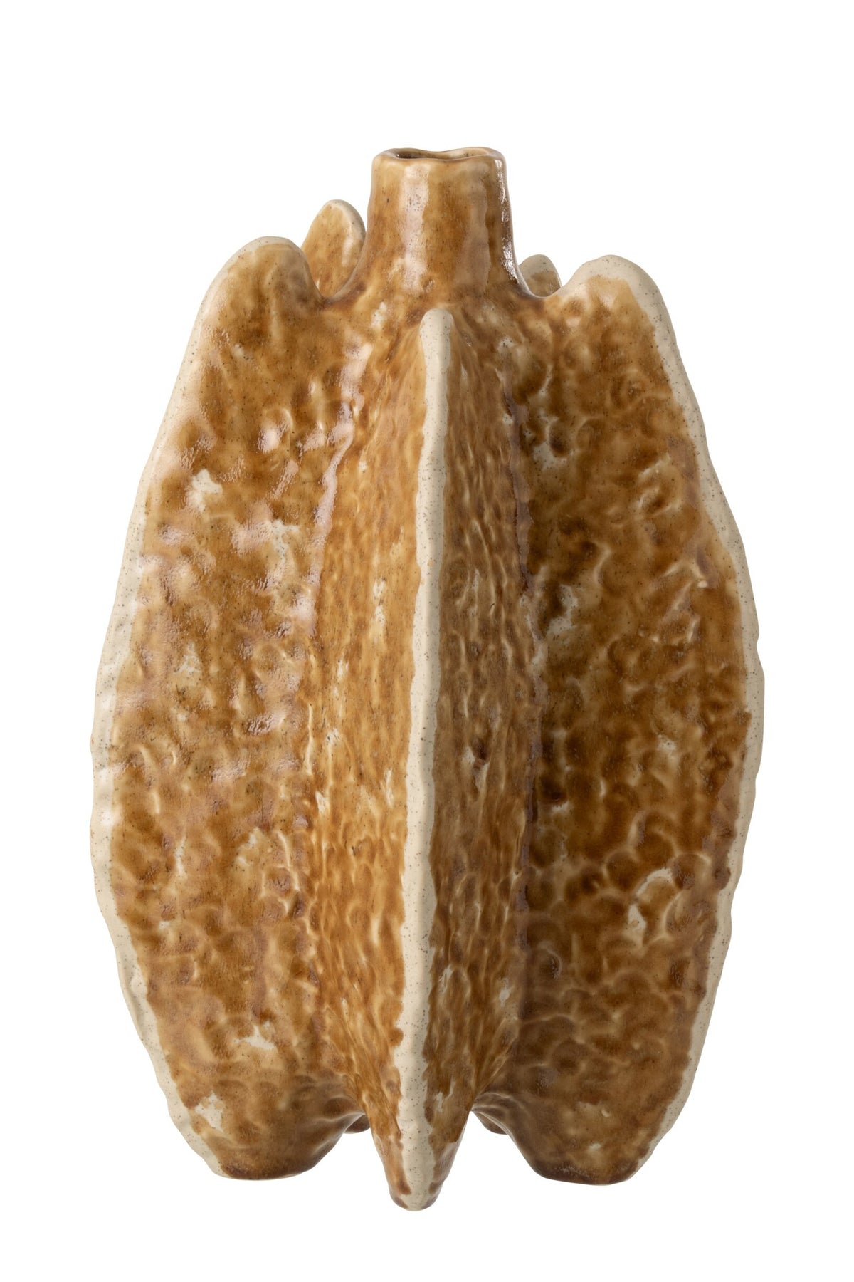 Vase Ubi porcelæn okkergul J-Line