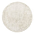 Rond vloerkleed Crown van MUST Living in ivoorkleurig polyester met een doorsnede van 200 cm