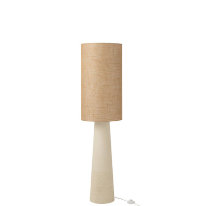 Gulvlampe Ava Glasfiber/Jute Natur Small H140 cm J-Line