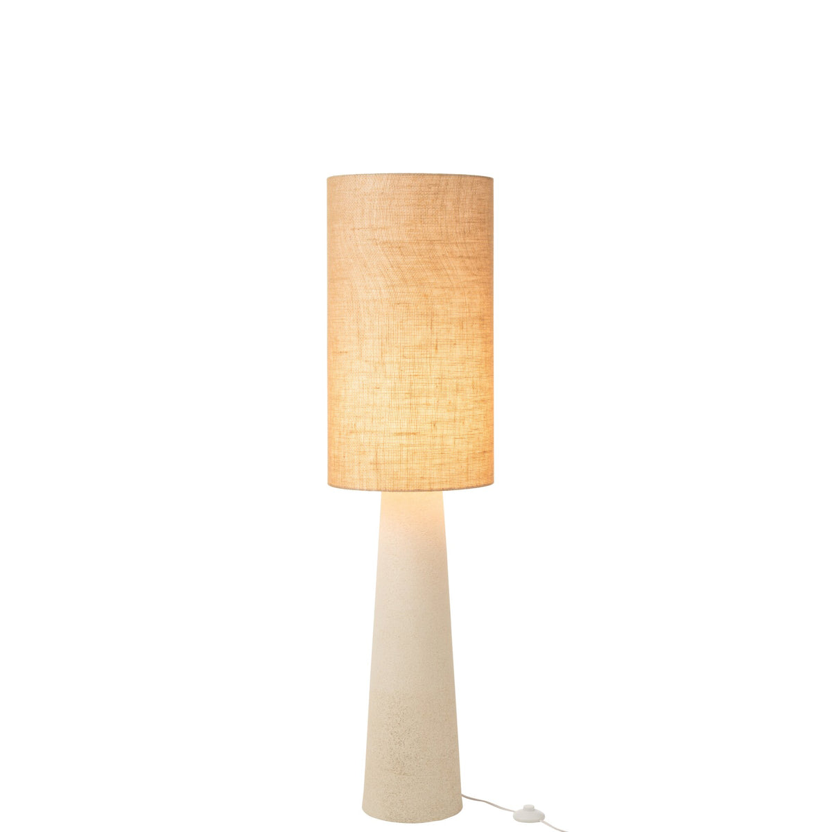 Gulvlampe Ava Glasfiber/Jute Natur Small H140 cm J-Line