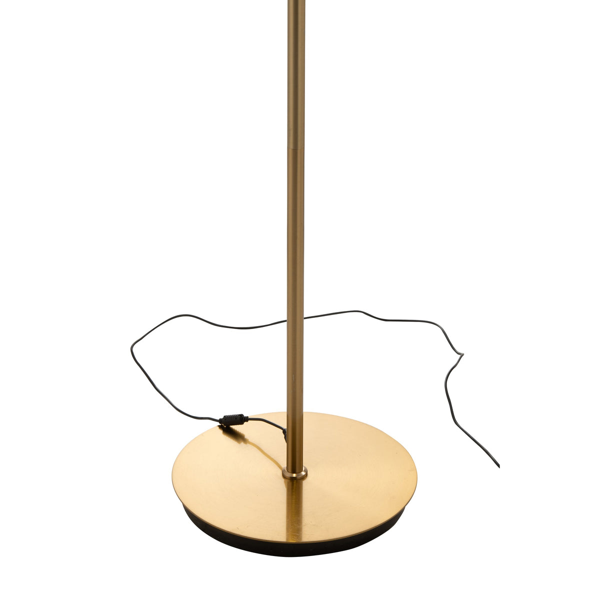 Gulvlampe LED glas brun H 168 cm J-Line