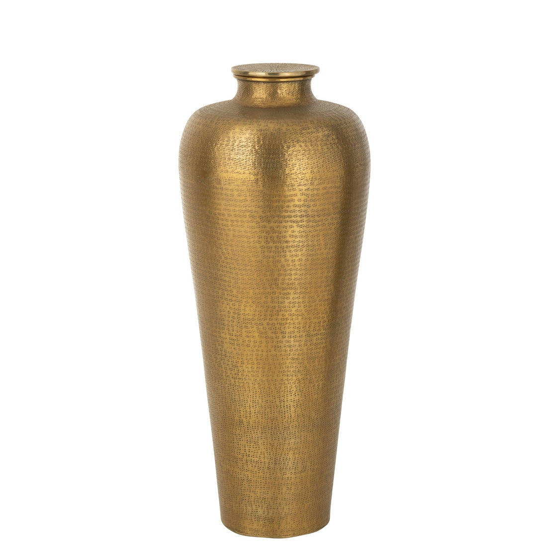 Gulvvase Cylinder Aluminium Guld J-Line