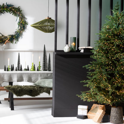 Xmas Tree 3000Led Lights Plastic Green - - J-Line - livinglovely.nl